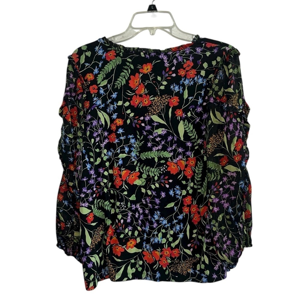 Anthropologie Maeve Jacquin Peasant Blouse Size Medium - Picture 7 of 12